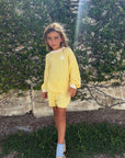Knit Set / Lemon Yellow