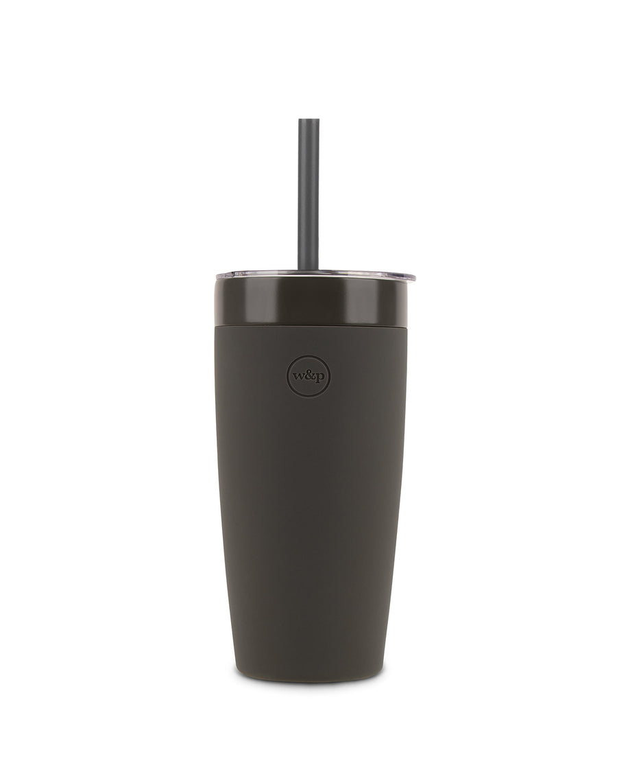 Insulated Tumbler With Straw Lid