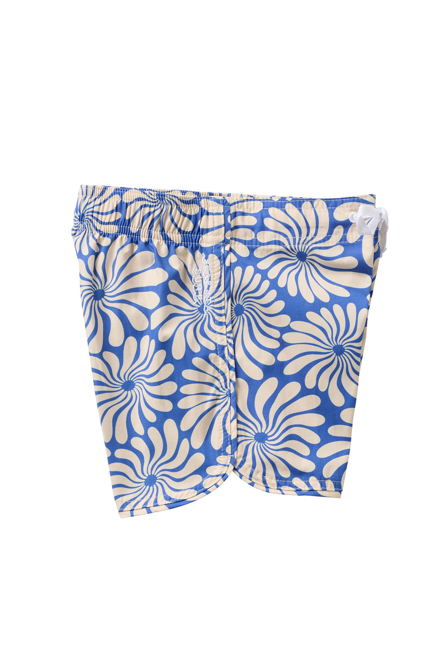 Wavy Flowers / Boardshorts / Navy Blue