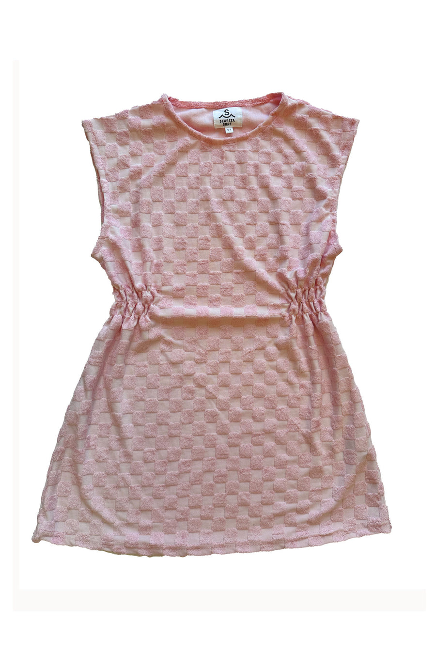 Checker Cover Up Dress / Pink