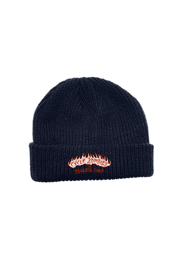 Seaesta x Cycle Zombies Lit Up Youth Beanie / Black