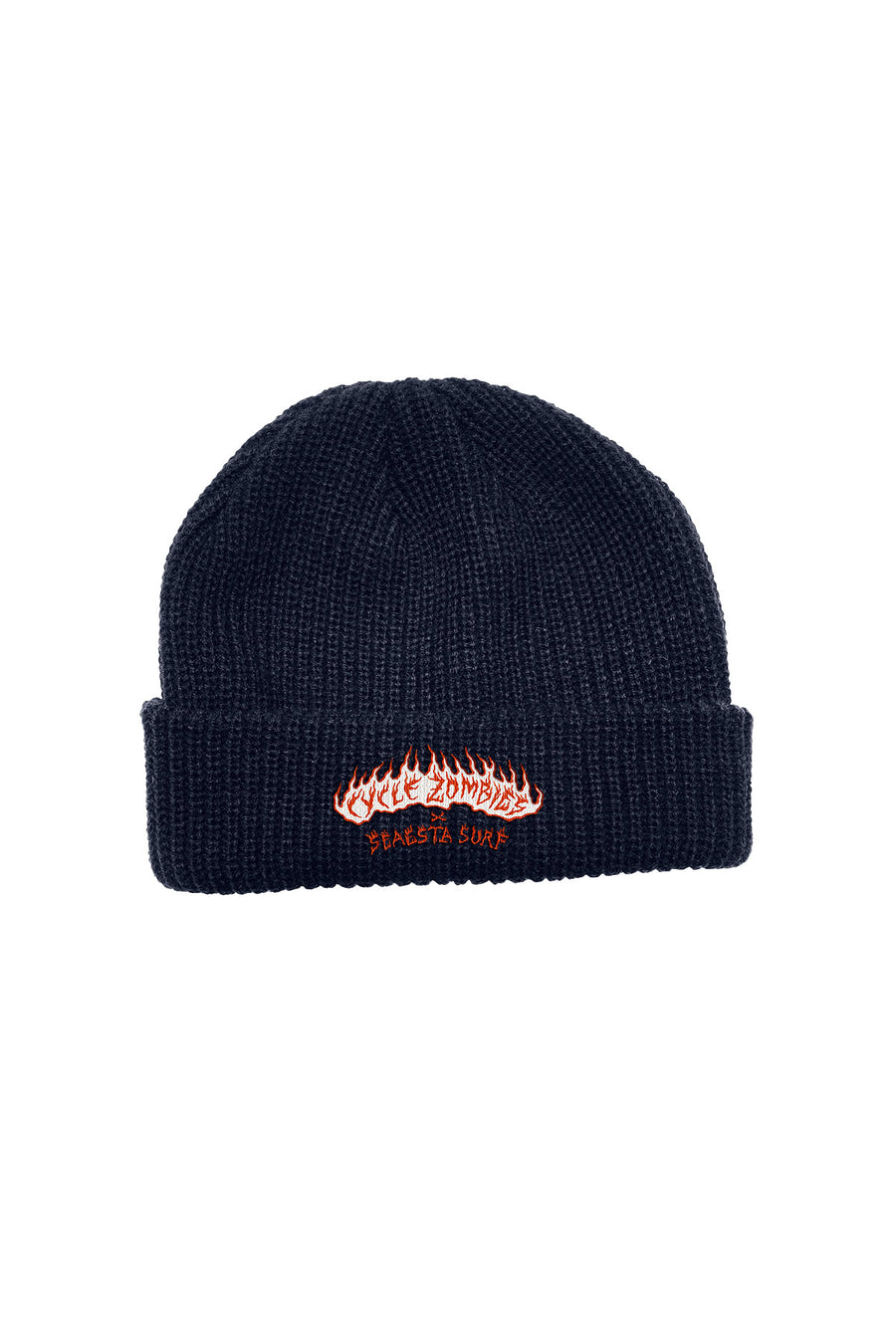 Seaesta x Cycle Zombies Lit Up Youth Beanie / Navy