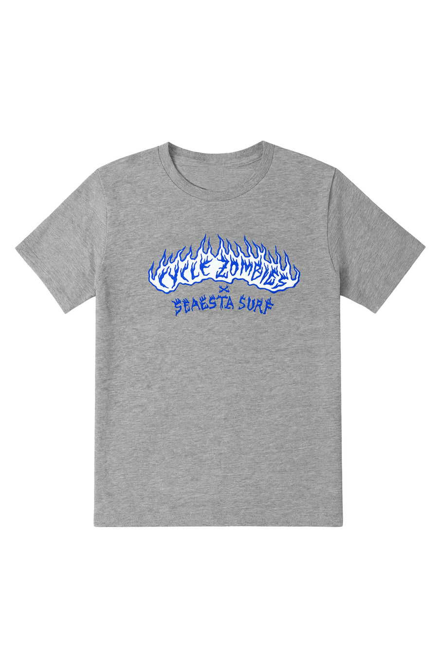 Seaesta x Cycle Zombies Lit Up Youth Tee / Heather Grey