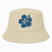 Navy Hibiscus Bucket Hat