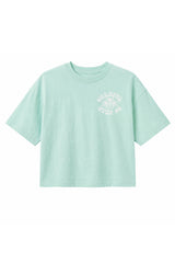 Cropped Boxy Palm Tee / Sea Green