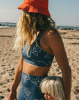 Seaesta Surf x Leah Bradley / Women's Bike Shorts / Floral