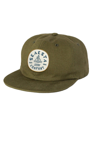 Patch Snapback Hat / Green