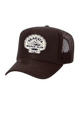 Seaesta Beach Club Snapback Trucker Hat / Adult / Brown