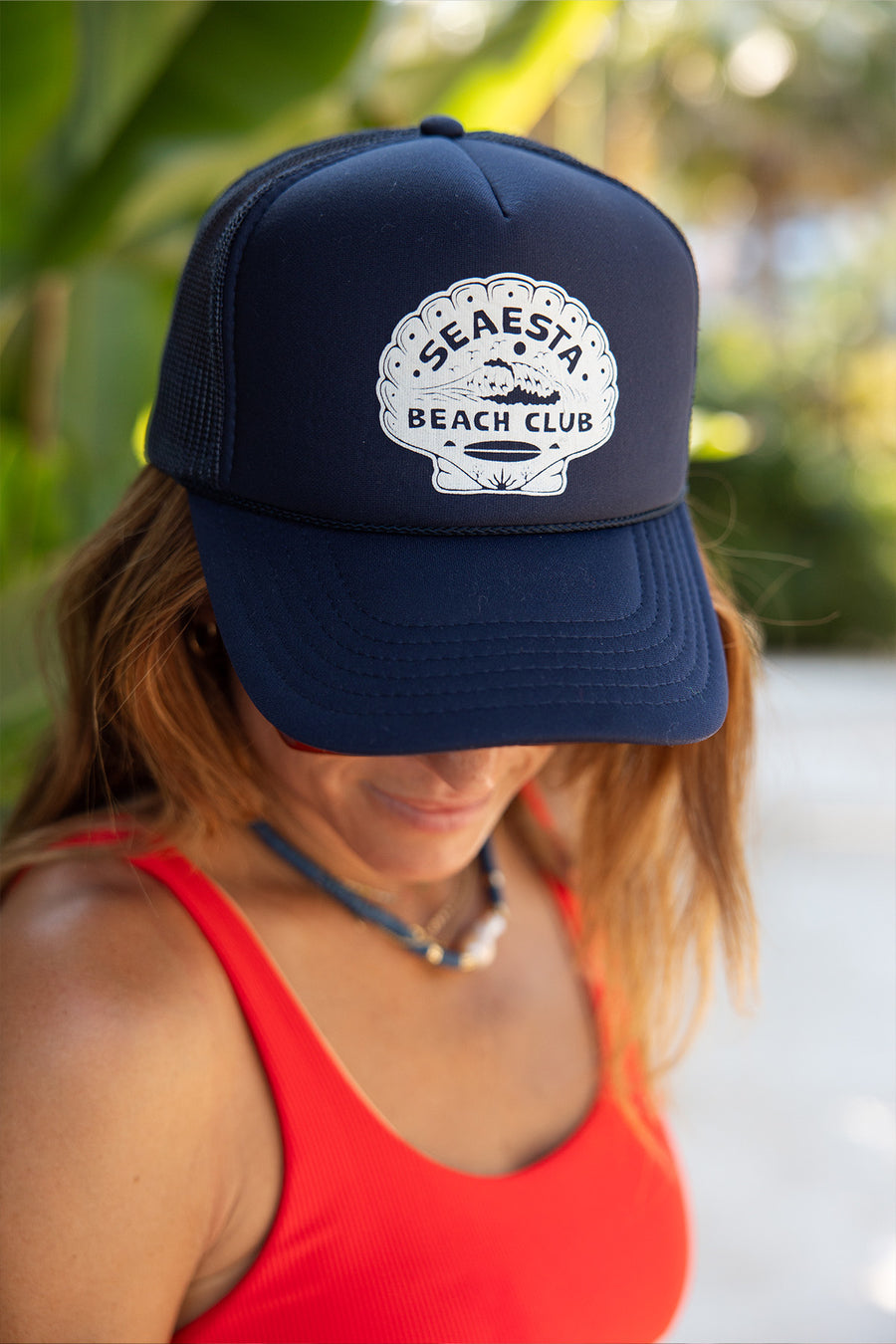 Seaesta Beach Club Snapback Trucker Hat / Adult
