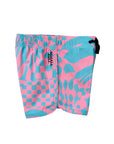 Seaesta Scallop Retro Flare Boardshort / Hazy Daze / Bubblegum