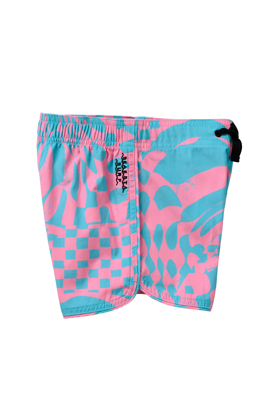 Seaesta Scallop Retro Flare Boardshort / Hazy Daze / Bubblegum