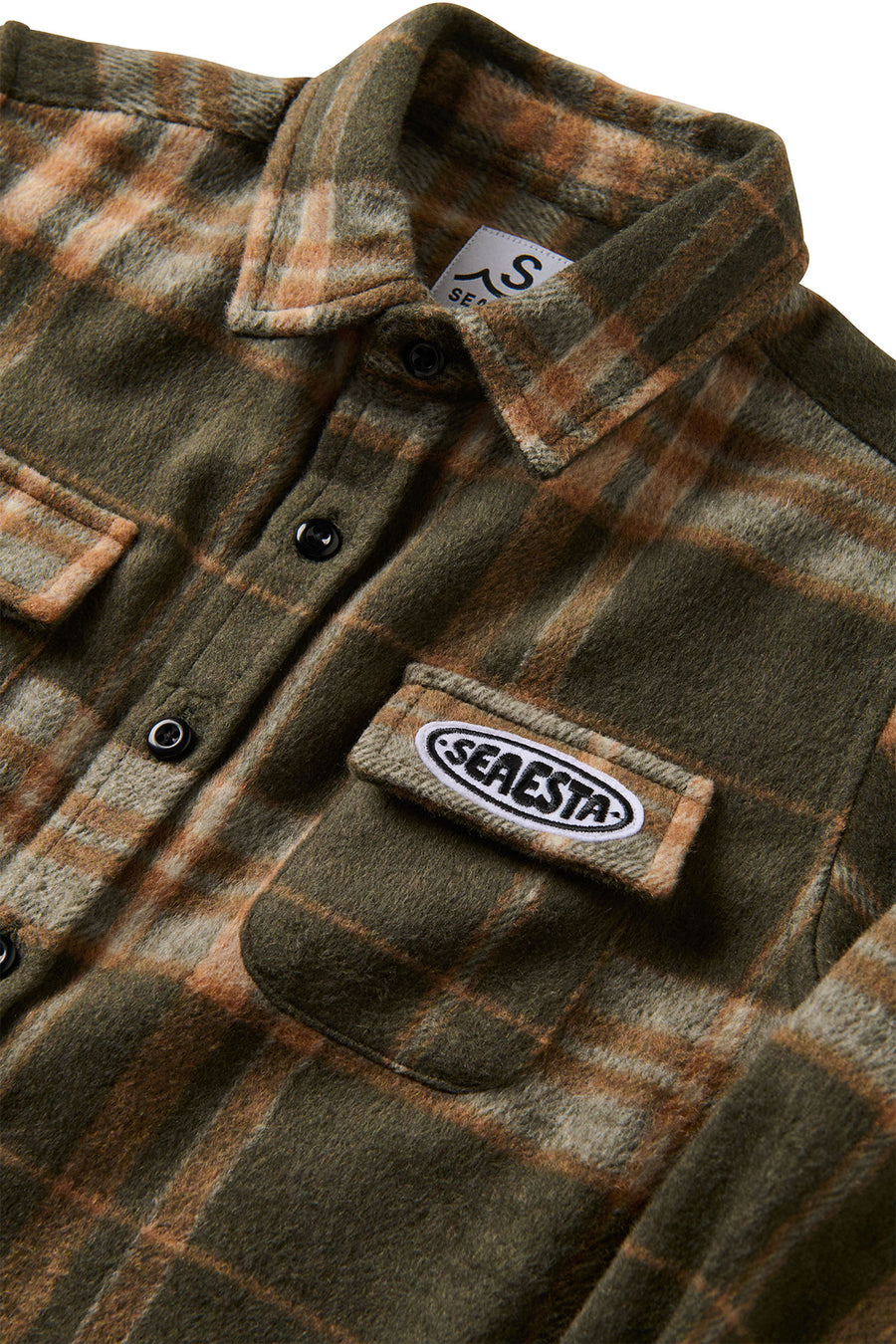 Patch Flannel Shirt / Youth / Emerald