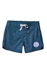 Seaesta Scallop Retro Flare Boardshort / Shoreline Patch / Navy Blue