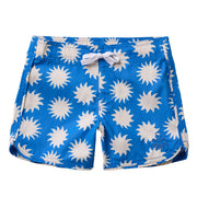 Seaesta Scallop Retro Flare Boardshort / Soleil / Bleu
