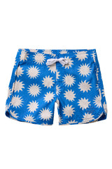 Seaesta Scallop Retro Flare Boardshort / Soleil / Bleu
