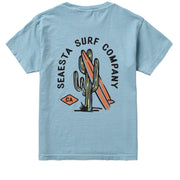 Surf Cactus Tee / Youth / Sky Blue