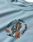 Surf Cactus Tee / Youth / Sky Blue