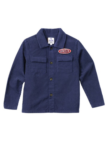 Corduroy Work Jacket / Youth / Navy