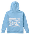 Coast Puff Print Hoodie / Youth / Sky Blue