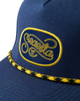 Rodeo Patch Snapback Hat / Navy