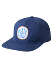 Shoreline Patch Snapback Hat / Navy Blue
