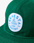 Shoreline Patch Snapback Hat / Forest Green