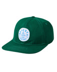 Shoreline Patch Snapback Hat / Forest Green