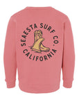 Coastal Cowgirl Sweatshirt / Youth / Berry