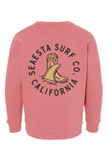 Coastal Cowgirl Sweatshirt / Youth / Berry