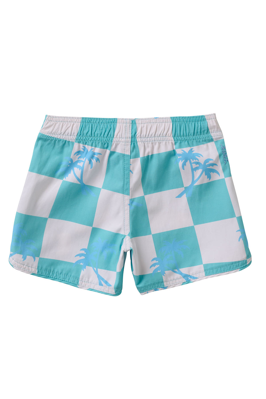 Seaesta Scallop Retro Flare Boardshort / Tropical / Denim