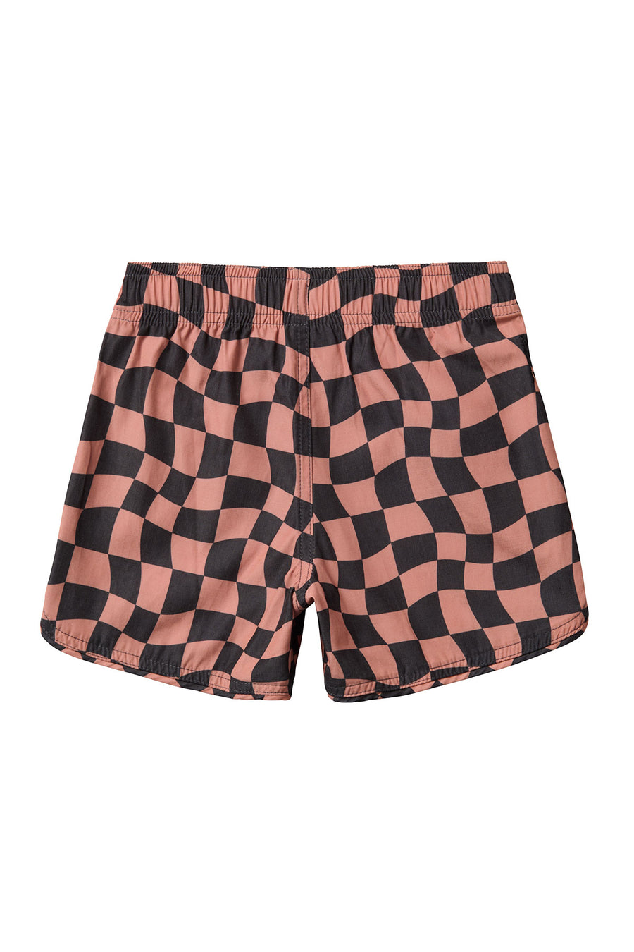 Seaesta Scallop Retro Flare Boardshort / Wavy Checks / Cocoa / Boardshorts