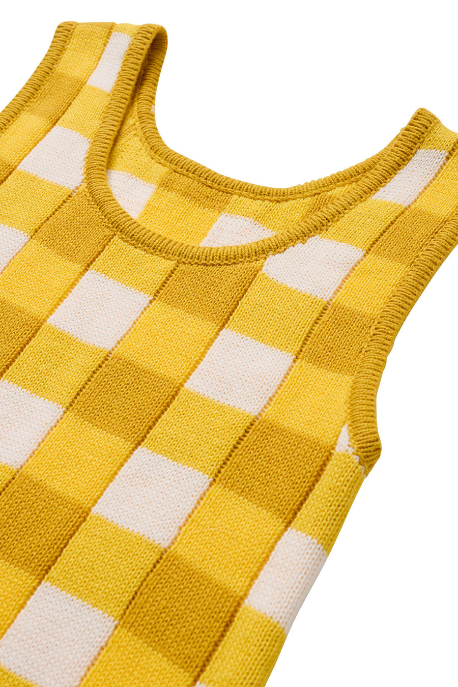 check knit dress Striped Knit Mini Dress / Golden 2/3