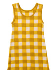 Striped Knit Mini Dress / Golden