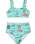 Coastal Cowgirl / Two Piece Swimsuit / Aqua