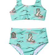 Coastal Cowgirl / Two Piece Swimsuit / Aqua