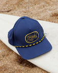 Rodeo Patch Snapback Hat / Navy