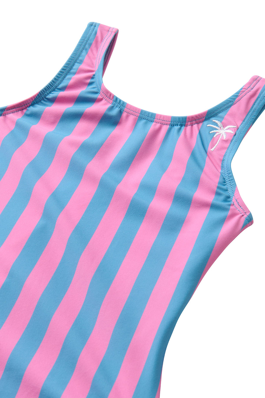 Cabana Stripe / One Piece Swimsuit / Strawberry