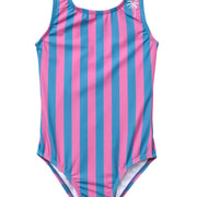 Cabana Stripe / One Piece Swimsuit / Strawberry