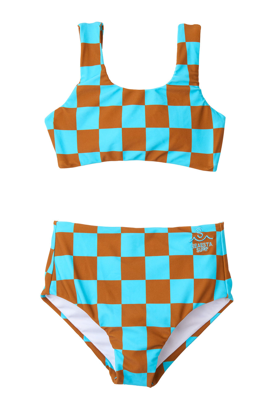 Caribbean Checks / Sport Two Piece Swimsuit