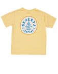 Seaesta Surf Co / Shoreline Tee / Faded Mustard Yellow / Youth