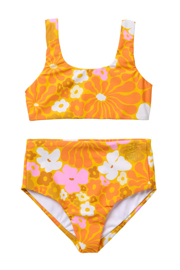 Fleurs / Two Piece Swimsuit / Sunshine