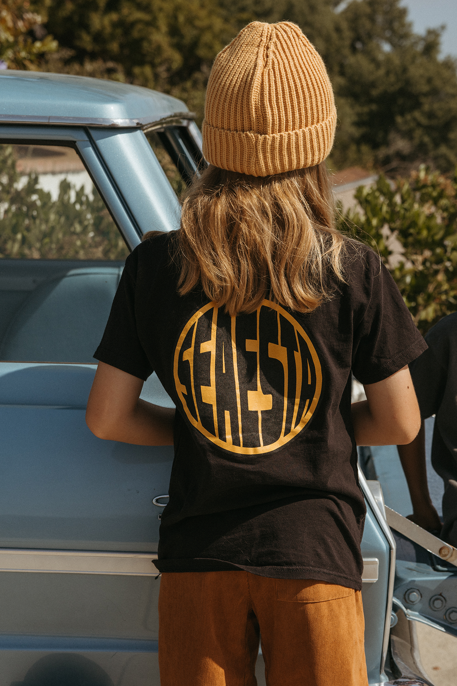 Seaesta Globe Tee / Youth / Gold