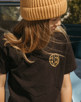 Seaesta Globe Tee / Youth / Gold