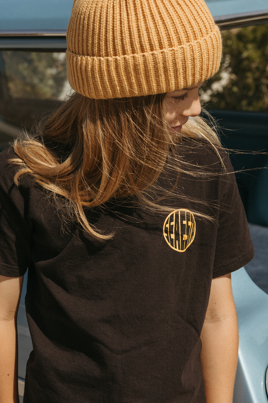 Seaesta Globe Tee / Youth / Gold