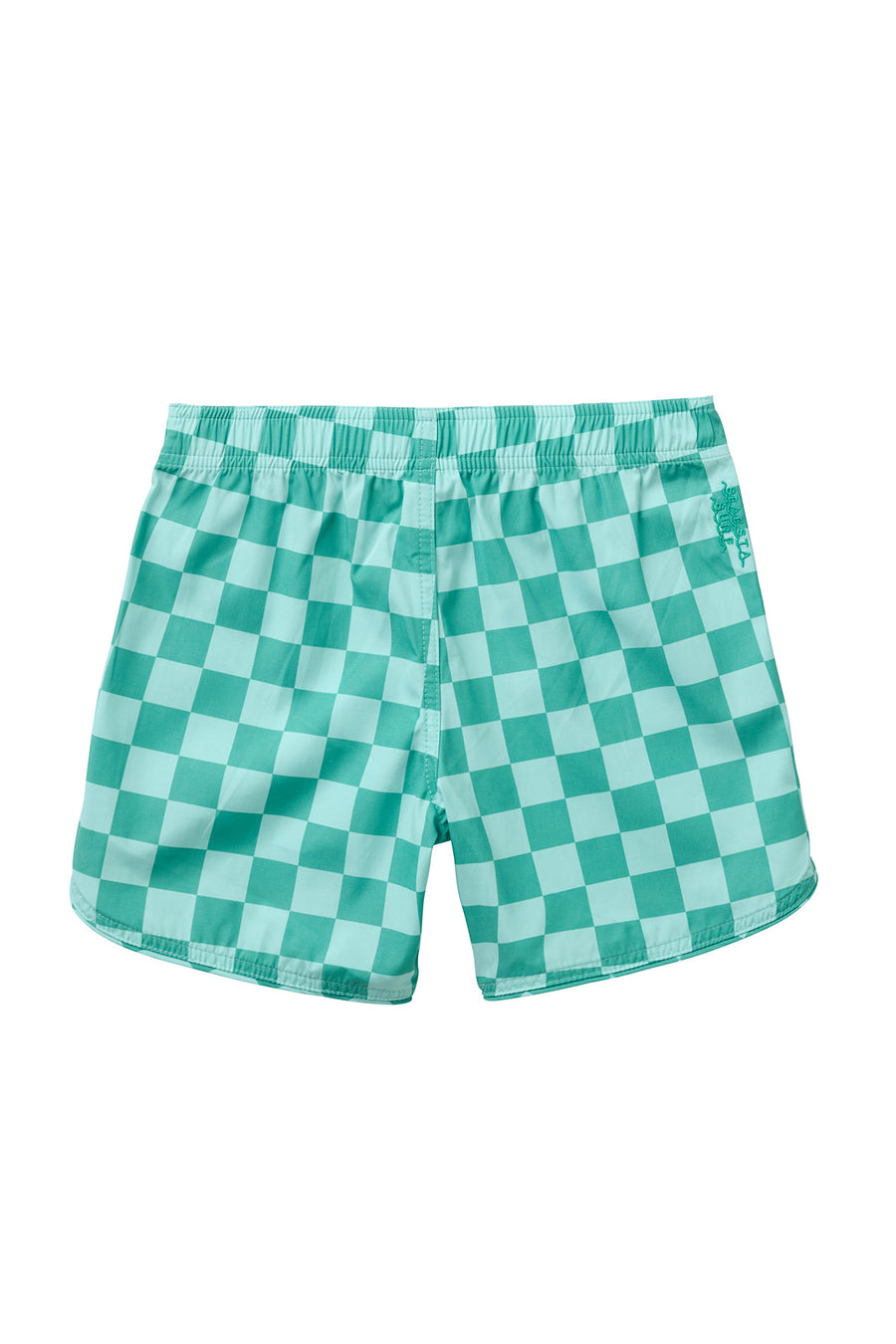 Seaesta Surf x Heather Taylor Home / Candy Check Boardshorts / Emerald