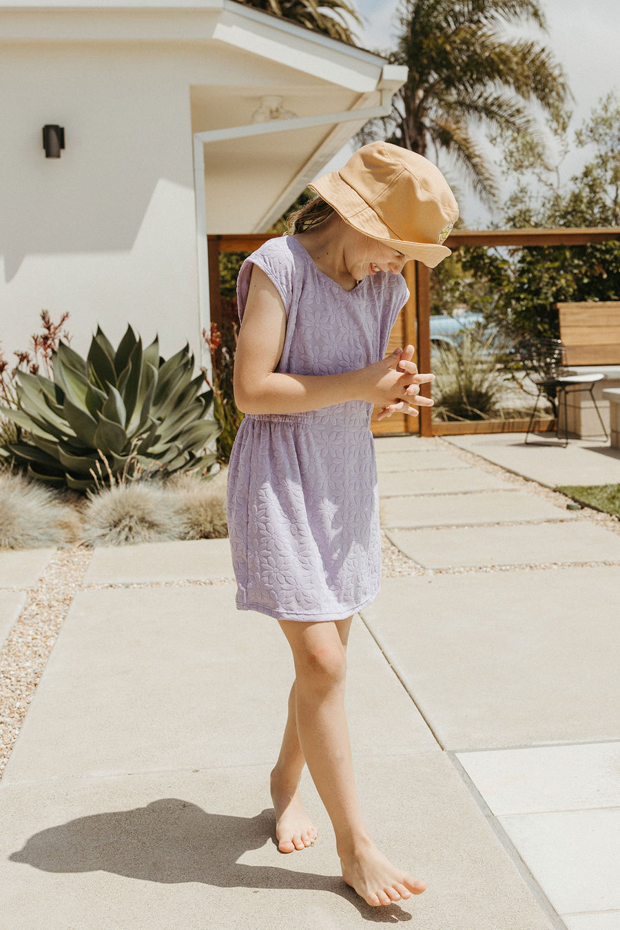 Daisy Cover Up Dress / Lavender