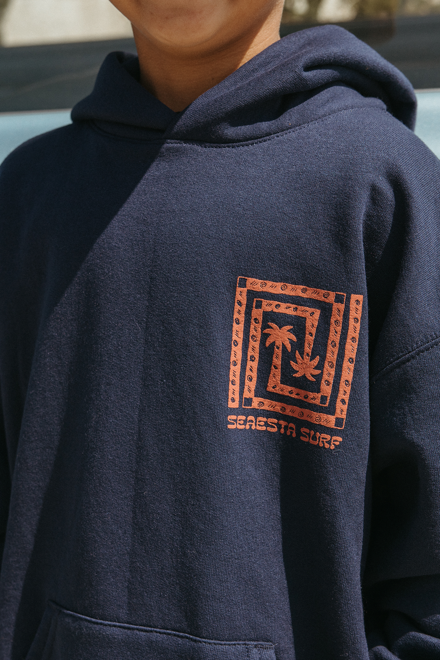 Seaesta Surf Malibu Hoodie / Youth / Navy