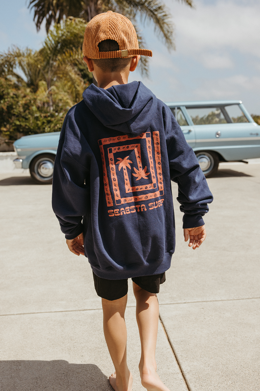 Seaesta Surf Malibu Hoodie / Youth / Navy