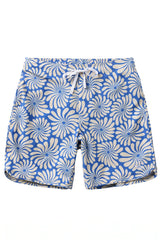 Men's Boardshorts / Wavy Floral / Navy