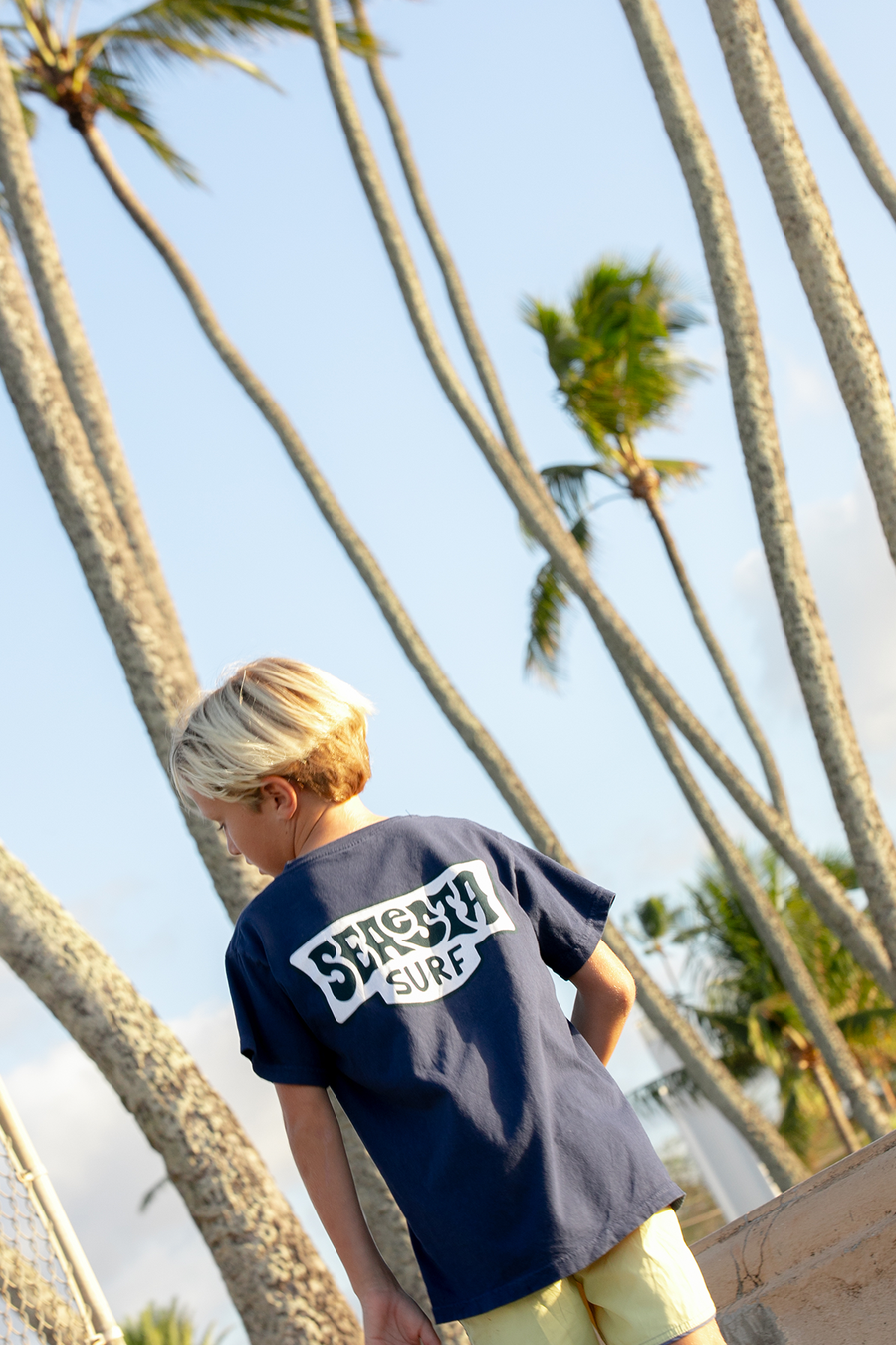 Patch Tee / Faded Navy Blue / Youth